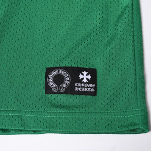 New and unused CHROME HEARTS MESH WARM UP JERSEY Mesh Warm Up Jersey Game Shirt Size XL Green Used 4a000538