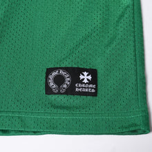 画像をギャラリービューアに読み込む, 新品未使用 CHROME HEARTS クロムハーツ MESH WARM UP JERSEY メッシュ ウォームアップジャージ ゲームシャツ サイズXL グリーン 中古 4a000538