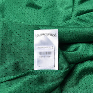 New and unused CHROME HEARTS MESH WARM UP JERSEY Mesh Warm Up Jersey Game Shirt Size XL Green Used 4a000538