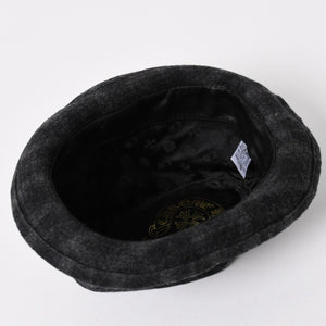 CHROME HEARTS Oval Cross CH Stud Cross Straw Hat Wool Gray Black Hat Size M Good Condition Used 4b013109