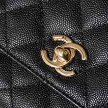 画像をギャラリービューアに読み込む, 新品未使用 CHANEL シャネル ココハンドルXXS 2WAYハンドバッグ ランダム AS2215 キャビアスキン ソーブラック 中古 4a003950