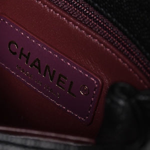 新品未使用 CHANEL シャネル ココハンドルXXS 2WAYハンドバッグ ランダム AS2215 キャビアスキン ソーブラック 中古 4a003950