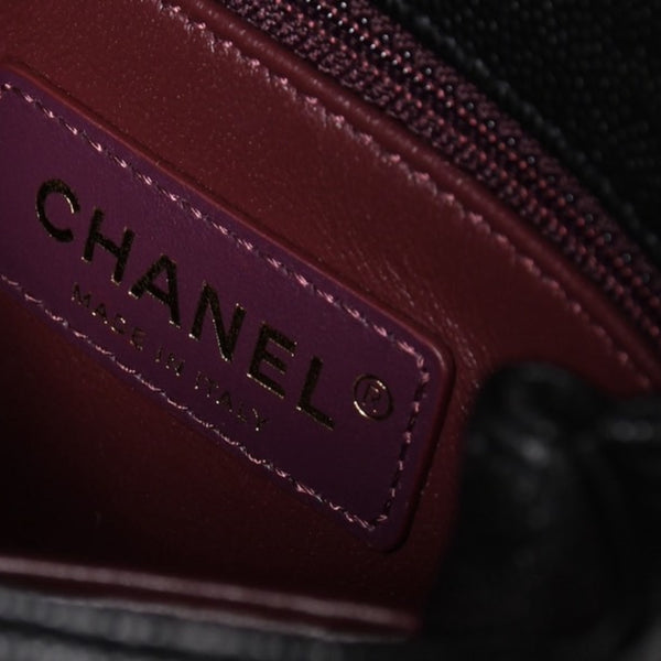 新品未使用 CHANEL シャネル ココハンドルXXS 2WAYハンドバッグ ランダム AS2215 キャビアスキン ソーブラック 中古 4a003950