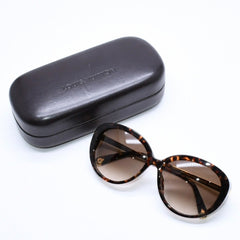 極美品 LOUIS VUITTON ルイヴィトン LV ブルーベル サングラス アイウェア Z0596E サイズ57□16 140 べっ甲カラー ゴールド 中古 4a006606