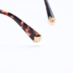 極美品 LOUIS VUITTON ルイヴィトン LV ブルーベル サングラス アイウェア Z0596E サイズ57□16 140 べっ甲カラー ゴールド 中古 4a006606