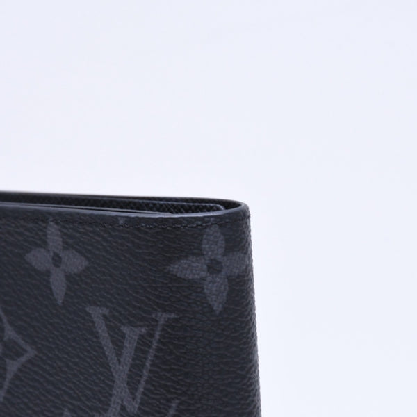 新品未使用品 LOUIS VUITTON ルイヴィトン モノグラムエクリプス クーヴェルテュール パスポールMM M64501 パスポートケース ブラック 中古 4a006609