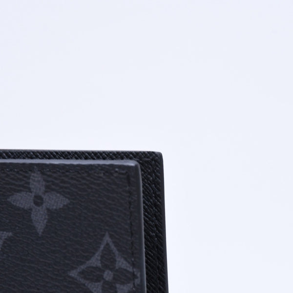新品未使用品 LOUIS VUITTON ルイヴィトン モノグラムエクリプス クーヴェルテュール パスポールMM M64501 パスポートケース ブラック 中古 4a006609