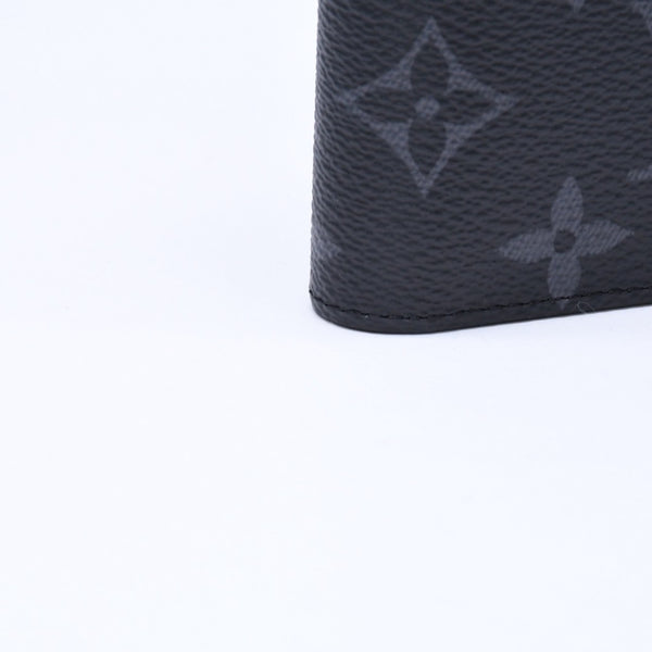 新品未使用品 LOUIS VUITTON ルイヴィトン モノグラムエクリプス クーヴェルテュール パスポールMM M64501 パスポートケース ブラック 中古 4a006609