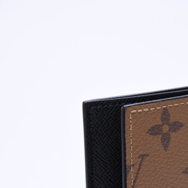新品未使用品 LOUIS VUITTON ルイヴィトン モノグラムリバース クーヴェルテュールパスポール M26571 ブラウン 中古 4a006623