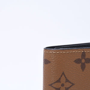 新品未使用品 LOUIS VUITTON ルイヴィトン モノグラムリバース クーヴェルテュールパスポール M26571 ブラウン 中古 4a006623