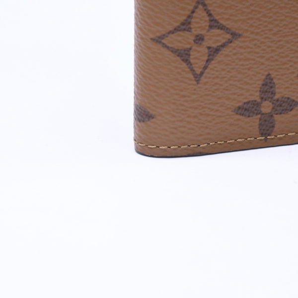新品未使用品 LOUIS VUITTON ルイヴィトン モノグラムリバース クーヴェルテュールパスポール M26571 ブラウン 中古 4a006623