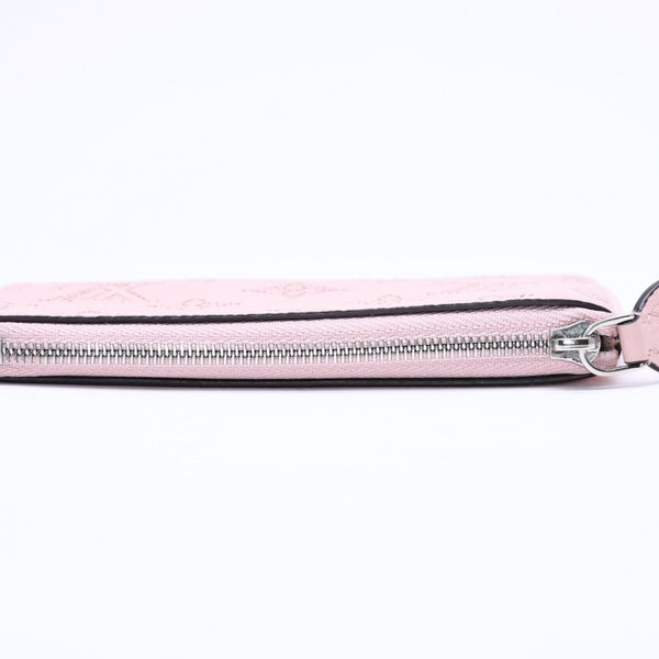 極美品 LOUIS VUITTON ルイヴィトン ポシェット クレ コインケース 小銭入れ M69508 モノグラム マヒナ サーモンピンク 中古 4a006603