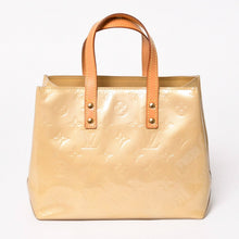 画像をギャラリービューアに読み込む, 極美品 Louis Vuitton ルイヴィトン Tote Bag トートバッグ ゴールド金具 ヴェルニ M91334 ベージュ 中古 4a003476