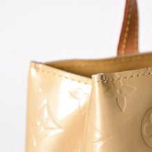 画像をギャラリービューアに読み込む, 極美品 Louis Vuitton ルイヴィトン Tote Bag トートバッグ ゴールド金具 ヴェルニ M91334 ベージュ 中古 4a003476
