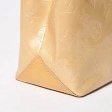 画像をギャラリービューアに読み込む, 極美品 Louis Vuitton ルイヴィトン Tote Bag トートバッグ ゴールド金具 ヴェルニ M91334 ベージュ 中古 4a003476