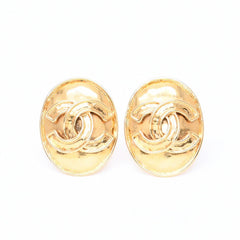 Very Good Condition CHANEL VINTAGE Vintage Coco Mark Earrings Weight Approximately 18.95g 94P Stamp GP Metal Gold Binaural Used 4c073808