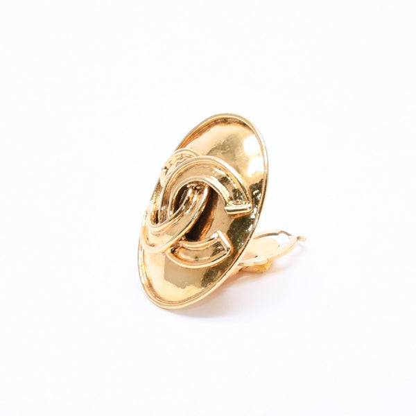 Very Good Condition CHANEL VINTAGE Vintage Coco Mark Earrings Weight Approximately 18.95g 94P Stamp GP Metal Gold Binaural Used 4c073808