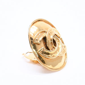 Very Good Condition CHANEL VINTAGE Vintage Coco Mark Earrings Weight Approximately 18.95g 94P Stamp GP Metal Gold Binaural Used 4c073808