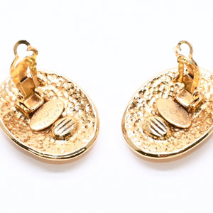 Very Good Condition CHANEL VINTAGE Vintage Coco Mark Earrings Weight Approximately 18.95g 94P Stamp GP Metal Gold Binaural Used 4c073808