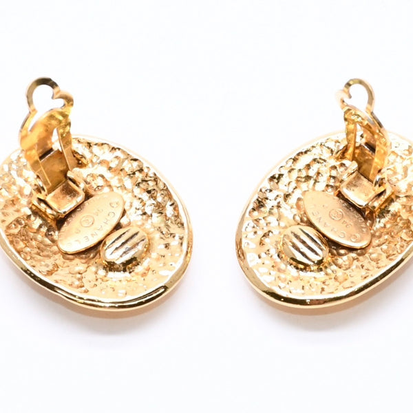 Very Good Condition CHANEL VINTAGE Vintage Coco Mark Earrings Weight Approximately 18.95g 94P Stamp GP Metal Gold Binaural Used 4c073808