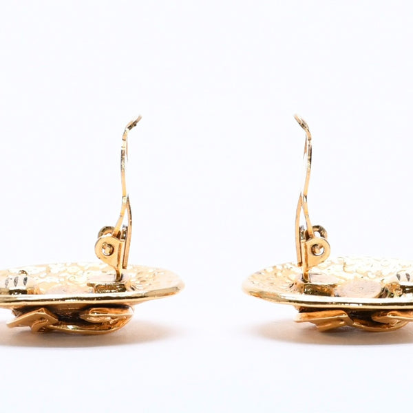 Very Good Condition CHANEL VINTAGE Vintage Coco Mark Earrings Weight Approximately 18.95g 94P Stamp GP Metal Gold Binaural Used 4c073808