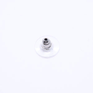 Very Good Condition CHANEL Earrings Coco Mark Silver White 01 A Stamp Made in France One Ear Weight Approx. 1.46g Used 4c061142
