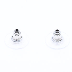 CHANEL Cocomark Earrings Accessories Weight Approx. 3.86g B17C Engraved GP Metal Gold For Both Ears Good Condition Used 65221