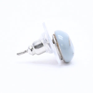 極美品 CHANEL シャネル ピアス イヤリング ココマーク ライトブルー ブルー ミニ 03 C刻印 片耳 重量約1.20g フランス製 中古 4c060801