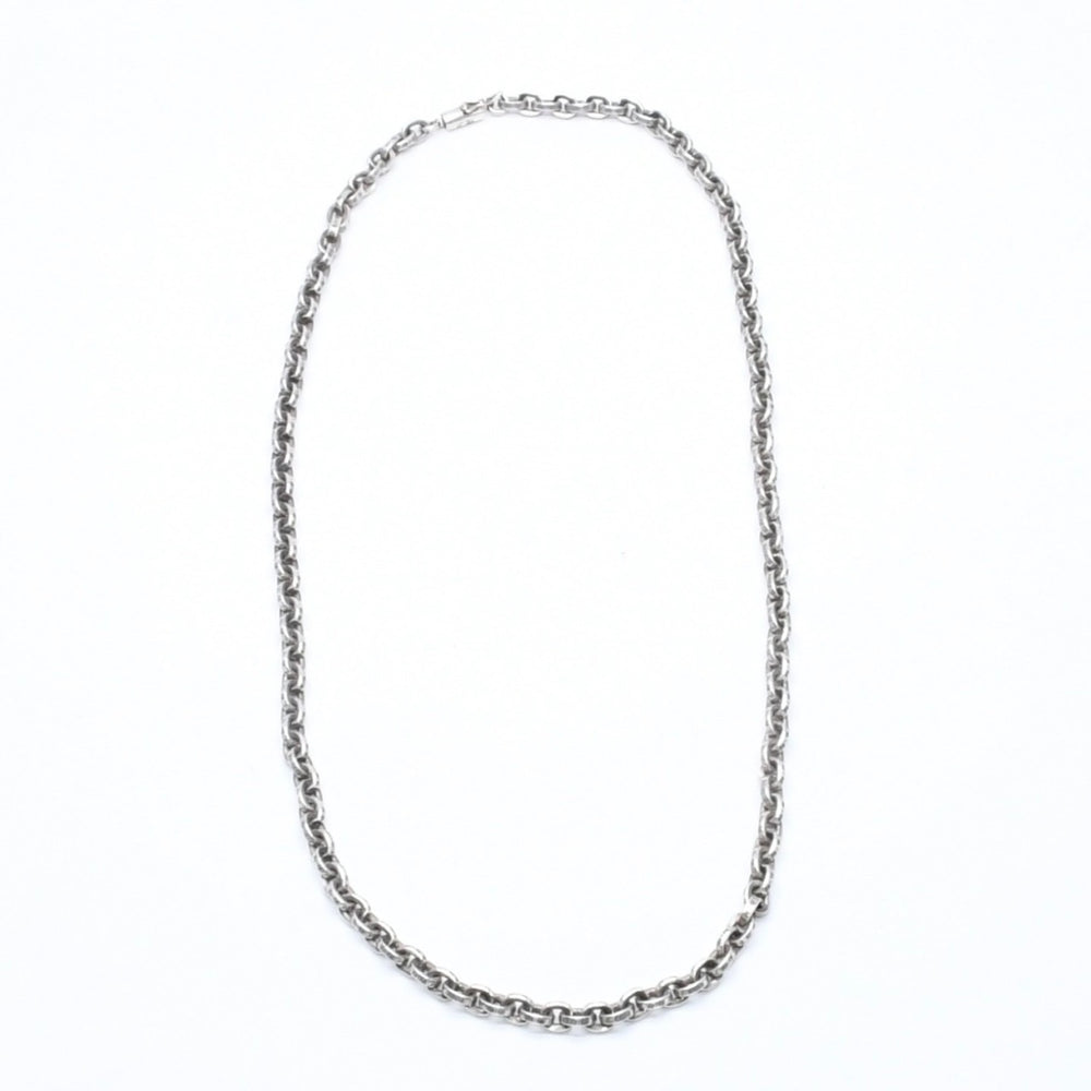 CHROME HEARTS クロムハーツ 20inch PAPER CHAIN NECKLACE 20インチ ペーパーチェーンネックレス 重量約37.89g 美品 中古 4a006901