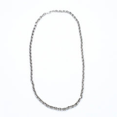 CHROME HEARTS クロムハーツ 20inch PAPER CHAIN NECKLACE 20インチ ペーパーチェーンネックレス 重量約37.89g 美品 中古 4a006901