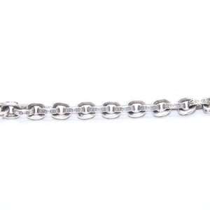 CHROME HEARTS クロムハーツ 20inch PAPER CHAIN NECKLACE 20インチ ペーパーチェーンネックレス 重量約37.89g 美品 中古 4a006901