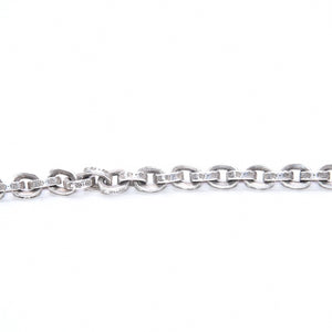 CHROME HEARTS クロムハーツ 20inch PAPER CHAIN NECKLACE 20インチ ペーパーチェーンネックレス 重量約37.89g 美品 中古 4a006901