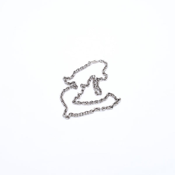 CHROME HEARTS クロムハーツ 20inch PAPER CHAIN NECKLACE 20インチ ペーパーチェーンネックレス 重量約37.89g 美品 中古 4a006901