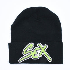 新品同様 CHROME HEARTS クロムハーツ × MATTY BOY マッティボーイ SEX BEANIE セックス ビーニー ONE SIZE 53-60cm 中古 4a006997