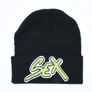 新品同様 CHROME HEARTS クロムハーツ × MATTY BOY マッティボーイ SEX BEANIE セックス ビーニー ONE SIZE 53-60cm 中古 4a006997