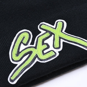 新品同様 CHROME HEARTS クロムハーツ × MATTY BOY マッティボーイ SEX BEANIE セックス ビーニー ONE SIZE 53-60cm 中古 4a006997