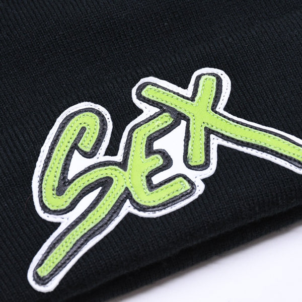 新品同様 CHROME HEARTS クロムハーツ × MATTY BOY マッティボーイ SEX BEANIE セックス ビーニー ONE SIZE 53-60cm 中古 4a006997