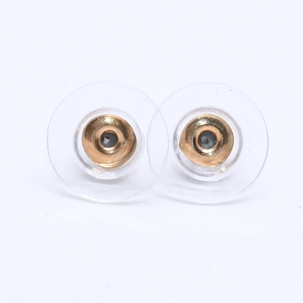 Very Good Condition CHANEL Earrings Coco Mark Rhinestone Weight 2.92 8c Engraved White Clear Gold Hardware Used 4c059960
