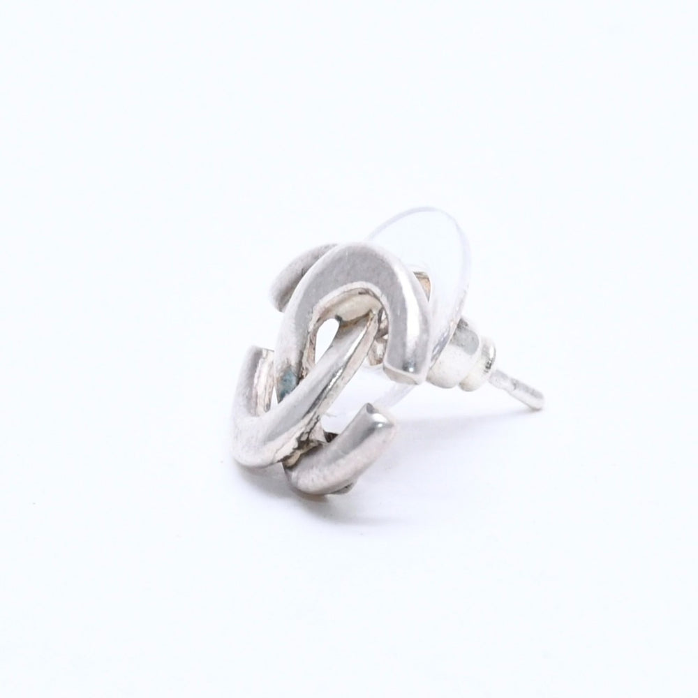 CHANEL シャネル ココマーク ピアス アクセサリー 重量約2.97g 01A刻印 メタル シルバー 両耳用 美品 中古 4c073142
