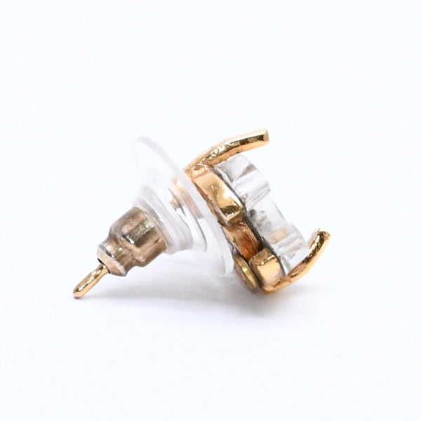 CHANEL シャネル ココマーク ピアス アクセサリー 重量約2.28g 02A刻印 メタル クリア ゴールド 両耳用 美品 中古 4c066599
