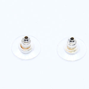 CHANEL シャネル ココマーク ピアス アクセサリー 重量約2.97g 01A刻印 メタル シルバー 両耳用 美品 中古 4c073142