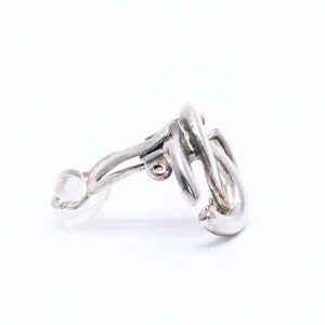 CHANEL シャネル イヤリング ピアス ココマーク 01P刻印 シルバー GP メタル 重量約6.14g 美品 中古 4c071958
