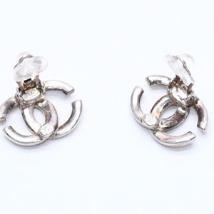 CHANEL シャネル イヤリング ピアス ココマーク 01P刻印 シルバー GP メタル 重量約6.14g 美品 中古 4c071958