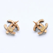 画像をギャラリービューアに読み込む, CHANEL シャネル ココマーク ピアス アクセサリー 重量約2.28g 02A刻印 メタル クリア ゴールド 両耳用 美品 中古 4c066599