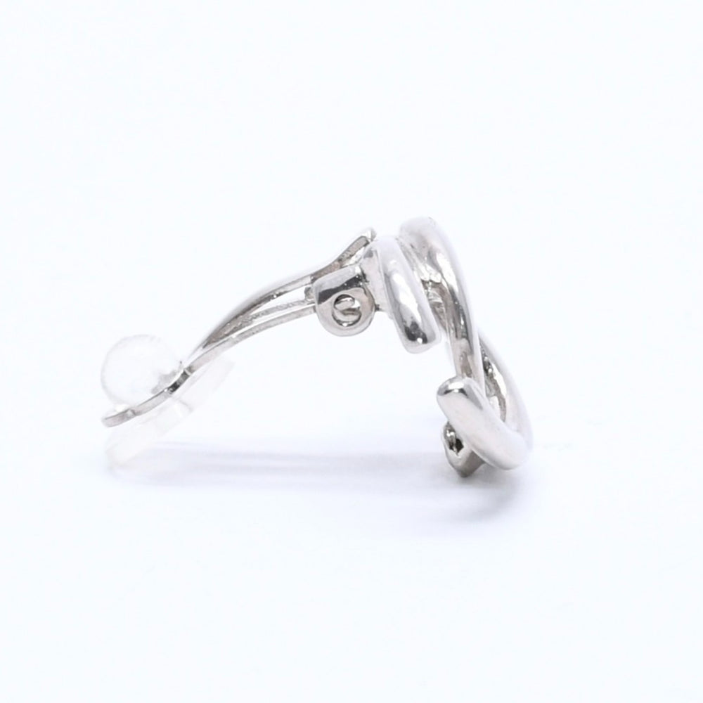 Very good condition CHANEL Chanel earrings here mark 01P stamp silver GP metal weight approx. 6.32g used 4c070652