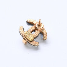 画像をギャラリービューアに読み込む, CHANEL シャネル ココマーク ピアス アクセサリー 重量約2.28g 02A刻印 メタル クリア ゴールド 両耳用 美品 中古 4c066599