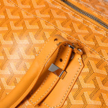 将图片加载到图库查看器中。 GOYARD ゴヤール ボーイング65 ボストンバッグ ヘリンボーン ゴヤールデインキャンバス イエロー シルバー金具 美品 中古 4a006424
