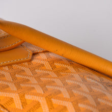 将图片加载到图库查看器中。 GOYARD ゴヤール ボーイング65 ボストンバッグ ヘリンボーン ゴヤールデインキャンバス イエロー シルバー金具 美品 中古 4a006424