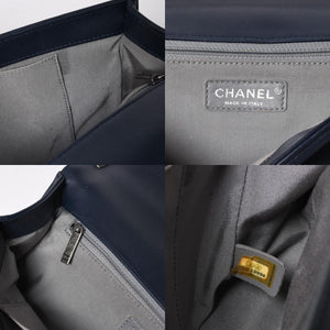 極美品 CHANEL シャネル ボーイシャネル チェーンショルダーバッグ 21番台 V字ステッチ シェブロン ココマーク ラムスキン 2way 中古 4a006435