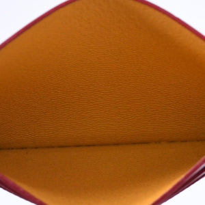 GOYARD ゴヤール サン・シュルピス カードケース レッド STSULPPMLTY02CL02X レザー PVC 美品 中古 4a004295